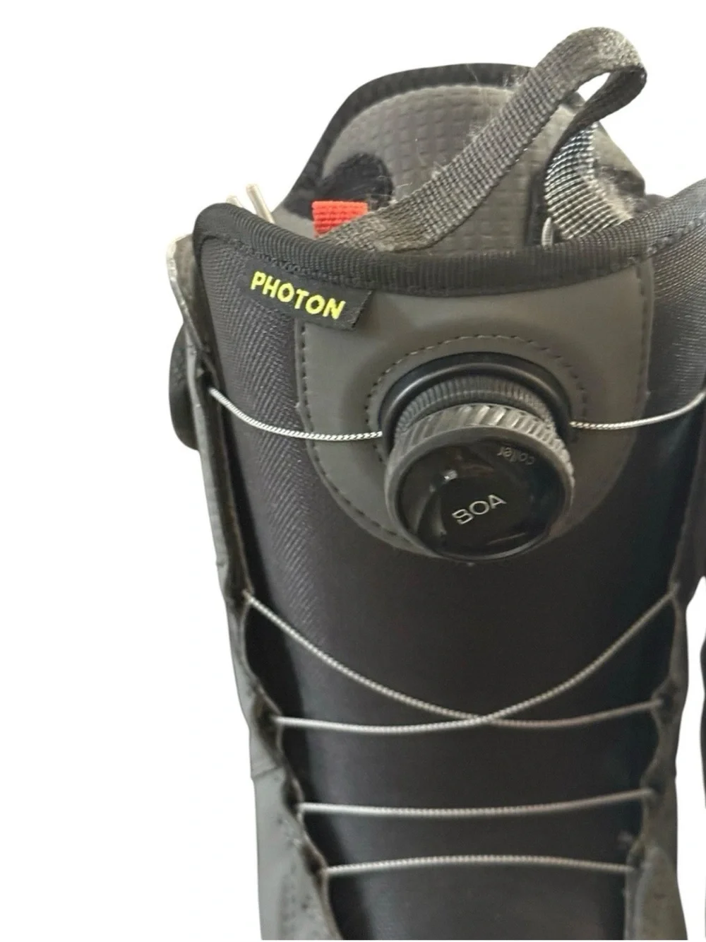 Burtons Photon BOA Imprint 3 Snowboard Boots Gray Black Size 7.5 Mens